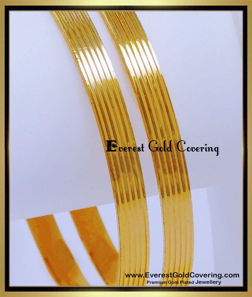 BNG912 - 2.8 Simple Light Weight Casual Daily Wear Gold Bangle