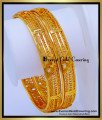 BNG916 - 2.4 One Gram Gold Bangles Design Light Weight Jewelry