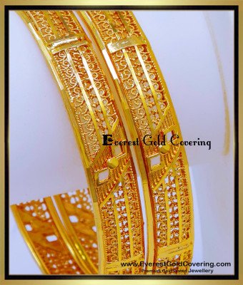 BNG916 - 2.10 One Gram Gold Bangles Design Light Weight Jewelry