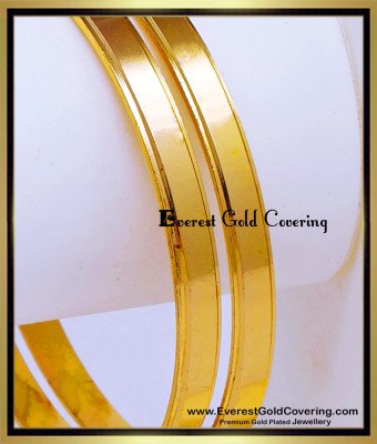 BNG922 - 2.8 Gold Design Simple 1 Gram Gold Bangles Daily Wear