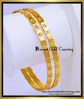 BNG923 - 2.6 Latest Light Weight Daily Use 1 Gram Bangles Design