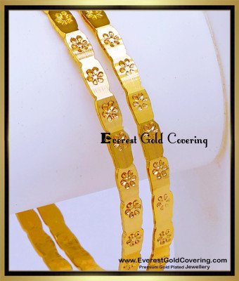 BNG923 - 2.6 Latest Light Weight Daily Use 1 Gram Bangles Design