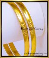 BNG934 - 2.6 Simple Gold Design Daily Wear Impon Bangles Buy Online