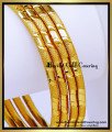 BNG946 - 2.6 Simple Daily Wear One Gram Gold Bangles for Women