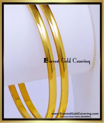 BNG960 - 2.4 Original Impon Plain Gold Bangles Design for Women