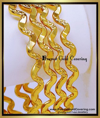 BNG961 - 2.6 Pure Impon Traditional Daily Wear Neli Bangles Online