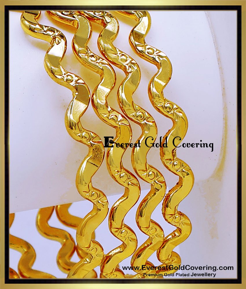 BNG961 - 2.6 Pure Impon Traditional Daily Wear Neli Bangles Online