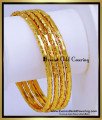 BNG965 - 2.8 Latest Diamond Cut Regular Use Impon Bangles Set