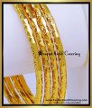 BNG965 - 2.8 Latest Diamond Cut Regular Use Impon Bangles Set