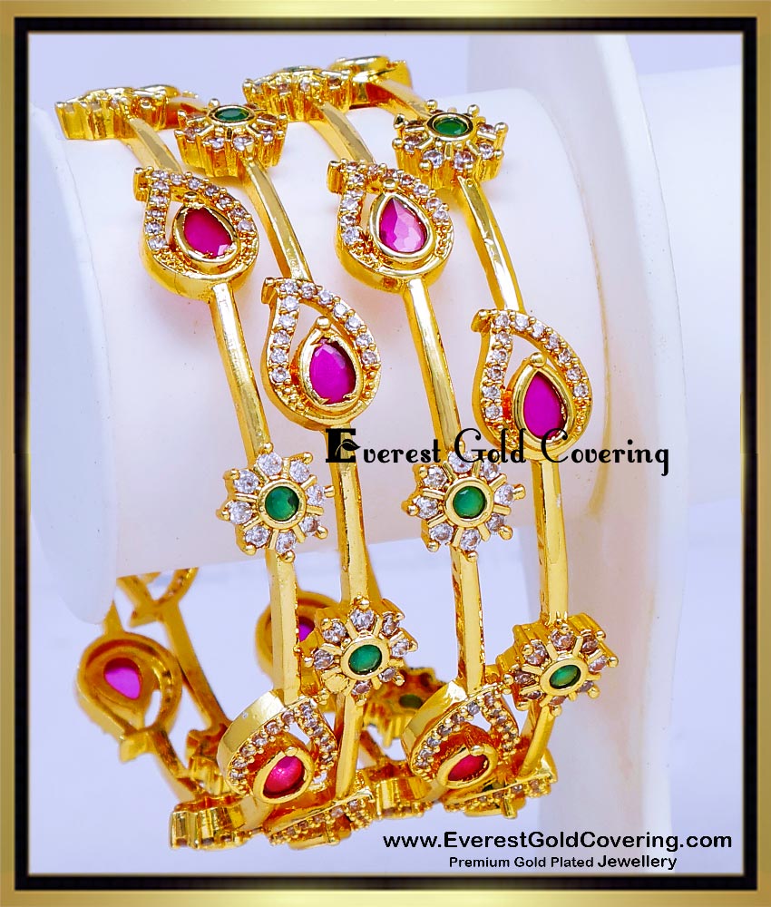 BNG969 - 2.8 Latest Mango Design Impon Bangles Set for Women