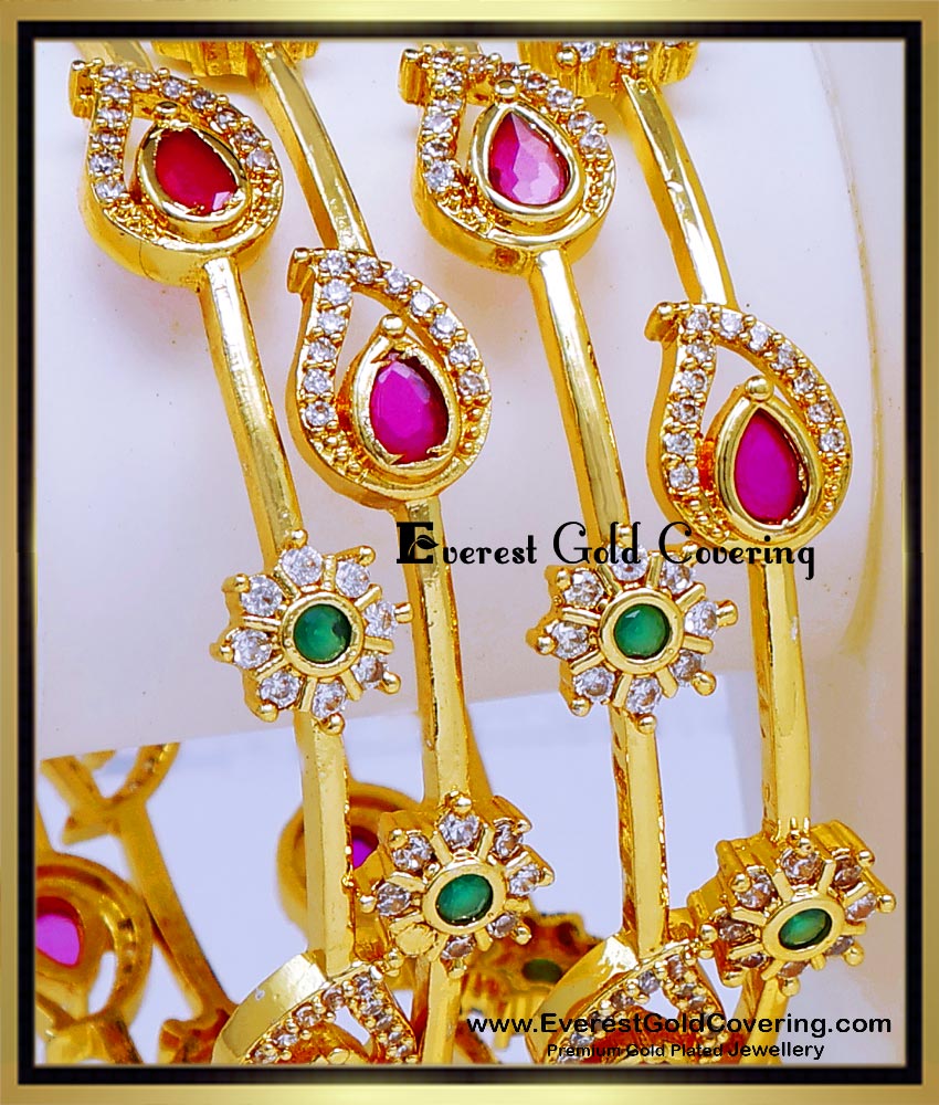BNG969 - 2.8 Latest Mango Design Impon Bangles Set for Women