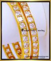 BNG978 - 2.6 Top Quality Diamond Look Impon White Stone Bangles