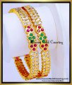 BNG979 - 2.6 Traditional Multi Stone Impon Bangles Wedding Collection