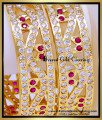 BNG981 - 2.8 First Quality Stone Five Metal Impon Bangles for Wedding