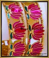 BNG985 - 2.8 Beautiful Antique Lotus Bangles Set Buy Online