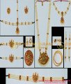 BNS01- Complete Set Bharatanatyam Jewellery with All The 10 Separate Ornaments 