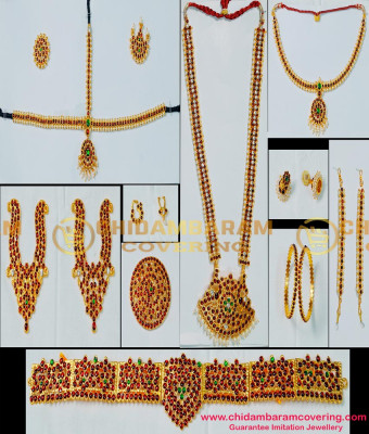 BNS02 - Bharatanatyam Indian Classical Dance Jewellery Complete Set Buy Online