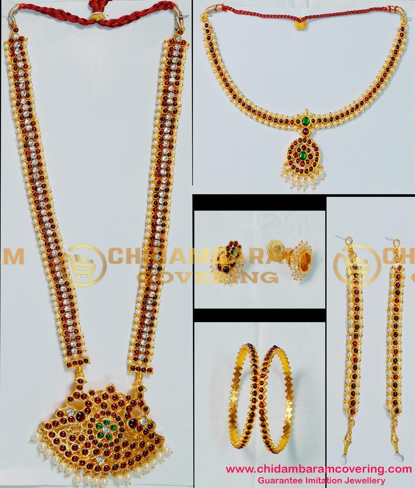 BNS02 - Bharatanatyam Indian Classical Dance Jewellery Complete Set Buy Online