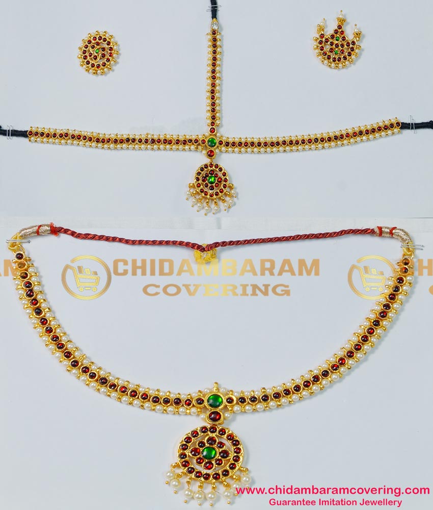BNS02 - Bharatanatyam Indian Classical Dance Jewellery Complete Set Buy Online