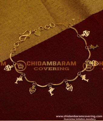 BCT010 - Latest Collection Hanging Dolphin and Heart Designs Bracelet Imitation Jewelry Online