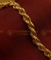 BCT115 - Gold Plated Heavy Thick Twisted Hand Chain Dragon Design Bracelet for Men