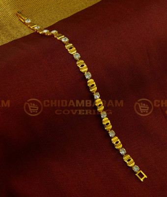 BCT120 - Designer Diamond Bracelet Design Gold Plated Bracelet for Ladies  