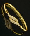 BCT134 - 2.6 Size Latest Unique Diamond White Stone Bangles Design Women Bracelet Indian Imitation Jewellery