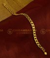 BCT168 - Gents Bracelet One Gram Gold Plated Bracelet Design Gold Hand Chain for Daily Use