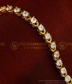 BCT178 - Unique Real Diamond Look Rose Gold Bracelet Best Gift for Women
