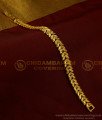 BCT189 - Beautiful Real Gold Style Leaf Design Thick Bracelet Gold Covering Jewelry Online  