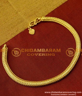 BCT019 - 1 Gram Gold Chain Hand Bracelet for Men Low Price Buy Online