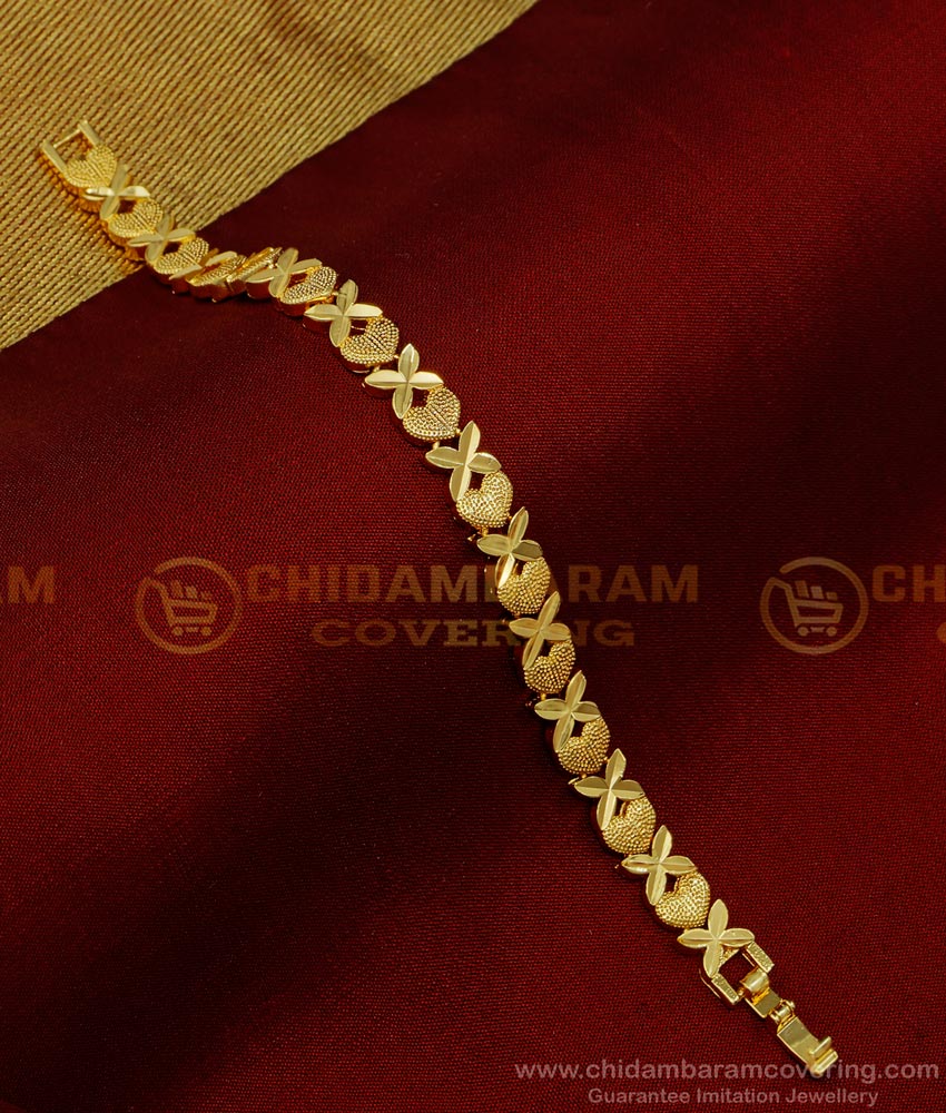 BCT193 - Best Quality One Gram Gold Plated Bracelet Designs     