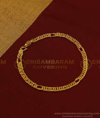 BCT198 - 5.5 Inch Kids Gold Bracelet Design One Gram Gold Link Chain Bracelet Guaranteed Jewellery