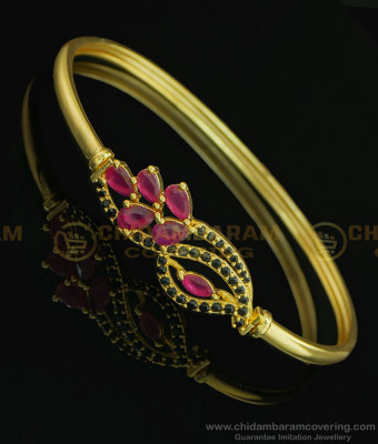BCT204 - 2.6 size New Party Wear High Quality Ad Stone Gold Open Type Bracelet Designs for Girls