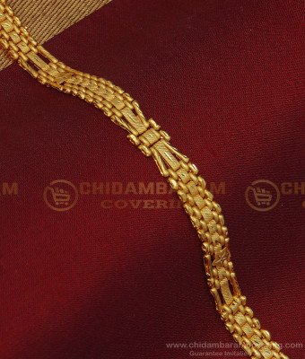 BCT214 - Real Gold Design Forming Gold Bracelet Design Men Wedding Jewellery Collection Online