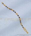 BCT222 - Traditional Gold Design Black Beaded Bracelet Karimani Bracelet for Ladies  