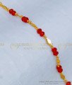 BCT223 - Beautiful Gold Plated Light Weight Red Crystal Hand Bracelet for Teenage Girls 