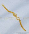 BCT228 - 1 Gram Gold White Stone Love Bracelet Design Buy Imitation Jewellery Online 