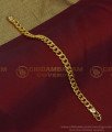 BCT256 - One Gram Gold Plated Daily Use Hand Chain Gents Bracelet Design online