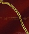 BCT257 - One Gram Gold Guarantee Daily Use Chain Type Gents Bracelet Design Online