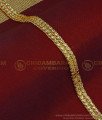 BCT262 - Beautiful Double Line Heart Design One Gram Gold Wedding Bracelet for Men 