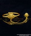 BCT267 - 2.6 size Latest One Gram Gold Adjustable Bracelet with Ring Attached Bridal Bracelet 