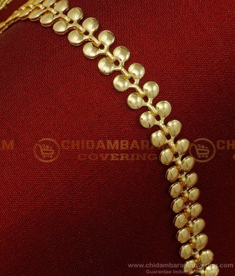BCT282 - Elegant Leaf Design One Gram Gold Guaranteed Ladies Bracelet Online