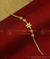 BCT284 - Gold Plated Guaranteed Gold Design Flower Model Stone Bracelet for Daily Use