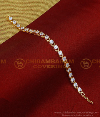 BCT288 - Buy American Diamond Rose Gold Bracelet Best Gift for Female  