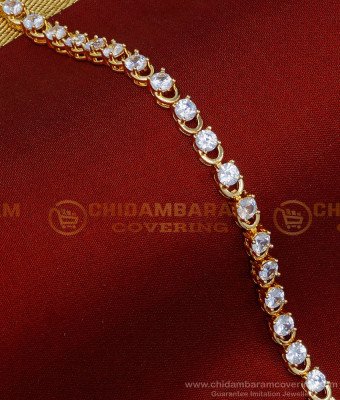 BCT288 - Buy American Diamond Rose Gold Bracelet Best Gift for Female  