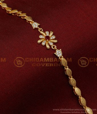 BCT301 - Elegant First Quality Rose Gold Stylish Stone Bracelet Flower Design Ladies Bracelet 
