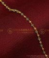 BCT333 - Gold Plated Aqua Green Color Crystal Bracelet for Women