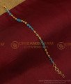 BCT334 - Cute Light Weight Aqua Blue Color Crystal Bracelet Design