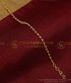 BCT336 - Unique Very Light Pink Color Crystal and Gold Beads Hand Chain for Ladies 